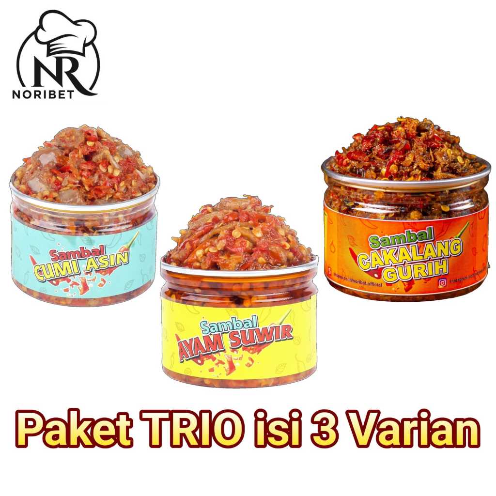 

NR Noribet Sambal Hot Paket Trio Pilih Varian