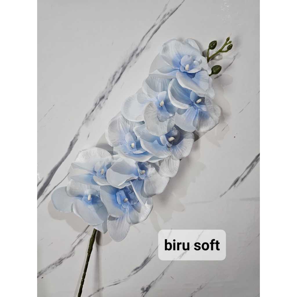 ANGGREK KAIN X9 ANGGREK JUMBO BESAR ANGGREK HIAS ORCHID ARTIFICIAL FLOWER BUNGA PALSU BUNGA HIAS