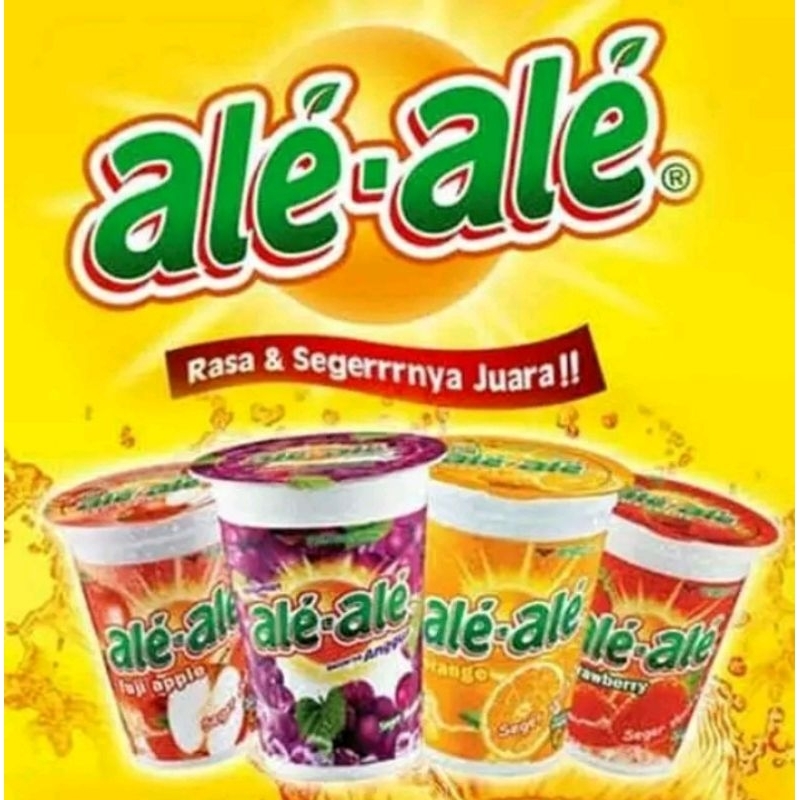 

Ale - Ale All Variant Isi 24pcs / Karton Minumann Gelas 180ml