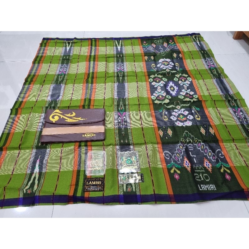 COD GRATIS ONGKIR SARUNG LAMIRI SONGKET TIMBUL LIRIS ASLI 210 SUTERA HALUS