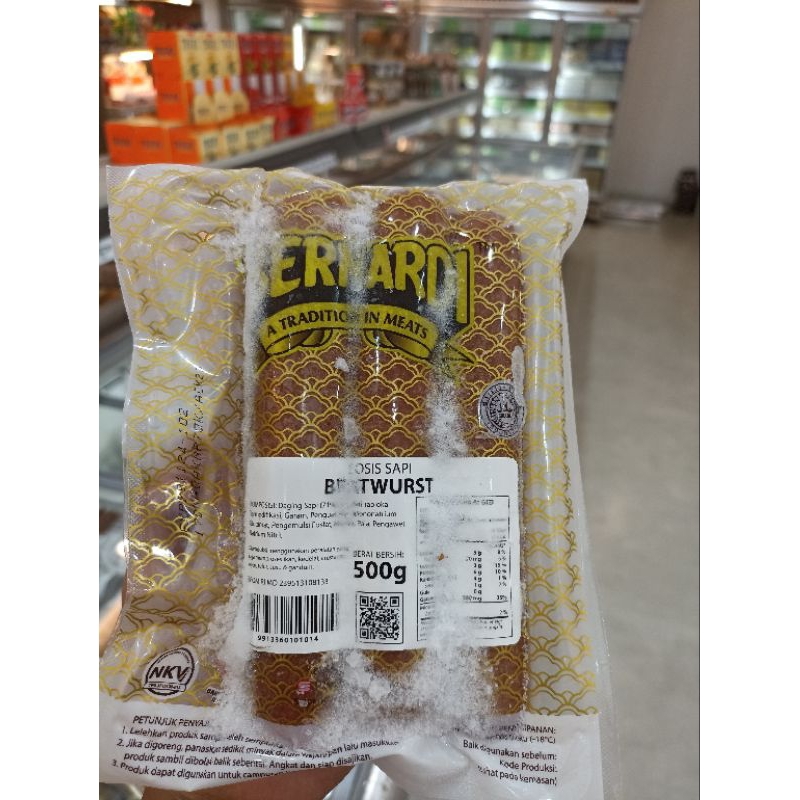 

Bernardi Beef Bratwurst 500gr 6pcs