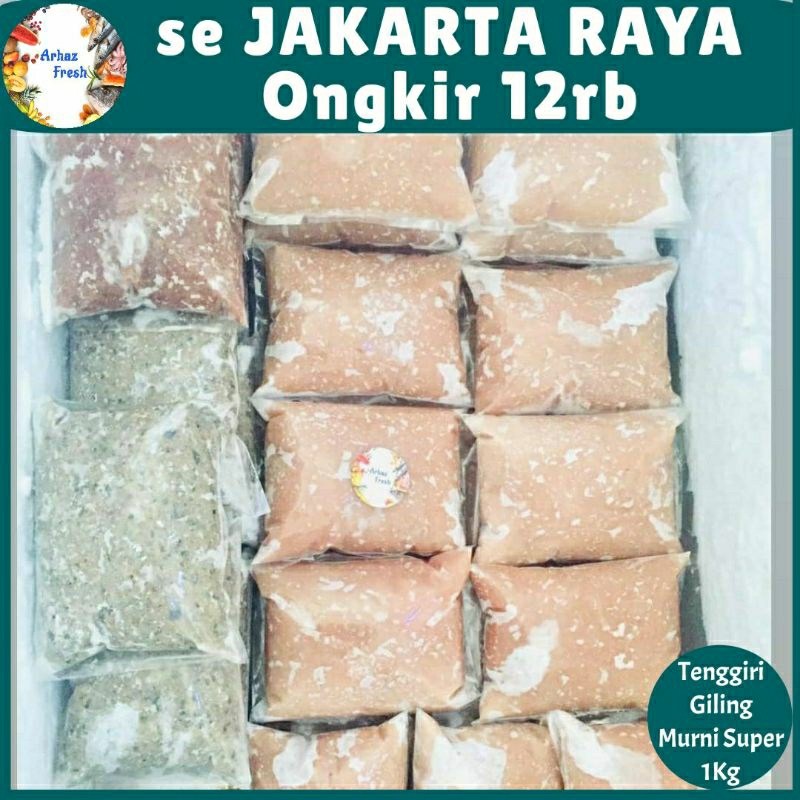 

Tenggiri Giling GRADE B 500 gram / Tenggiri untuk Pempek Tekwan Siomay Otak² Bakso Ikan / Tenggiri Giling Super 1 Kg / Tenggiri Giling Tanpa Campuran / Tenggiri Giling Premium - 1000gr 1000g 1000gram 1000 gram 1000 g 1000 gr