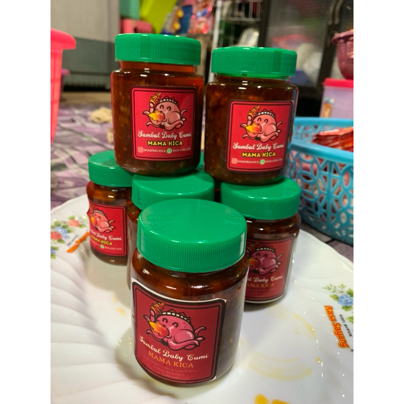 

sambal baby cumi mama kica