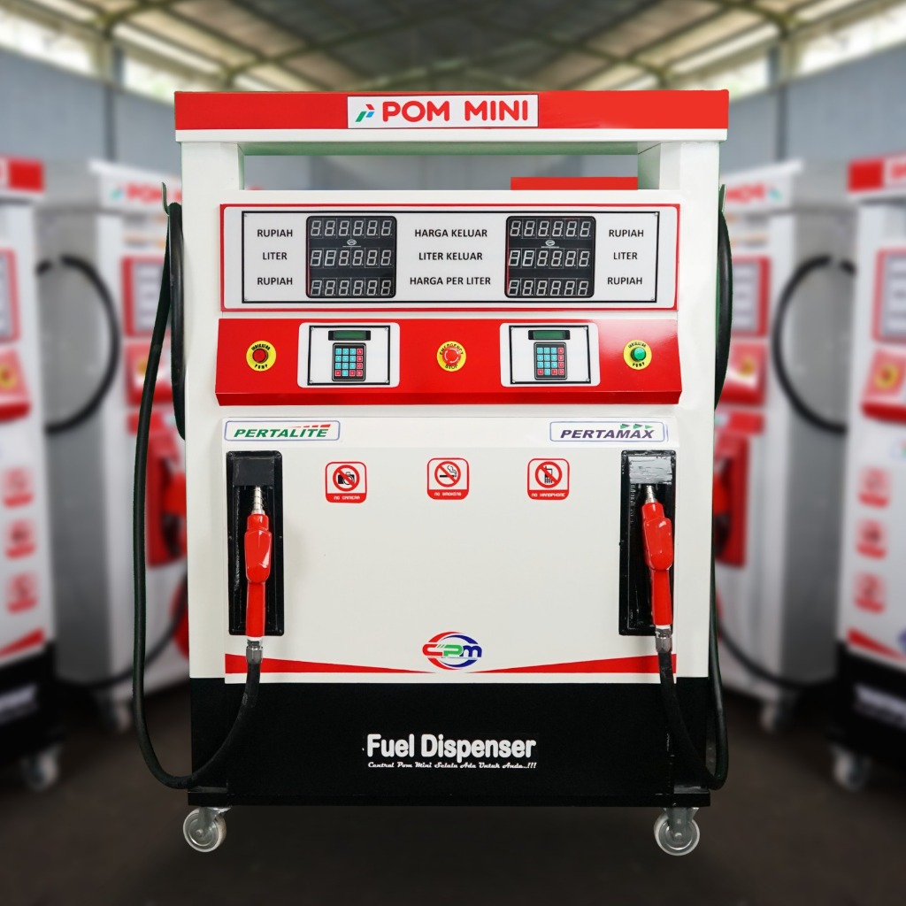 POM MINI - PERTAMINI DIGITAL 2 NOZZLE 2 x 210 L