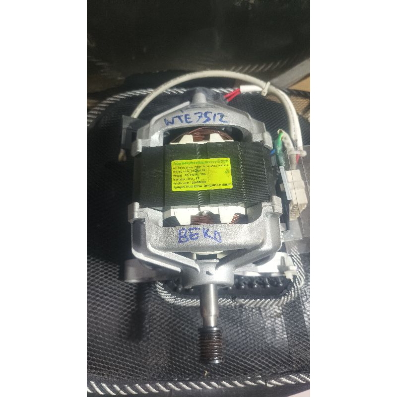 dinamo pencuci mesin cuci front loading beko wte7512