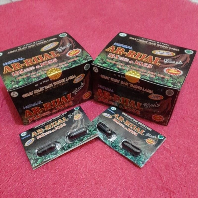 Kapsul Arrijal Obat Herbal Kuat Ereksi Impotensi Lemah Syahwat Pria