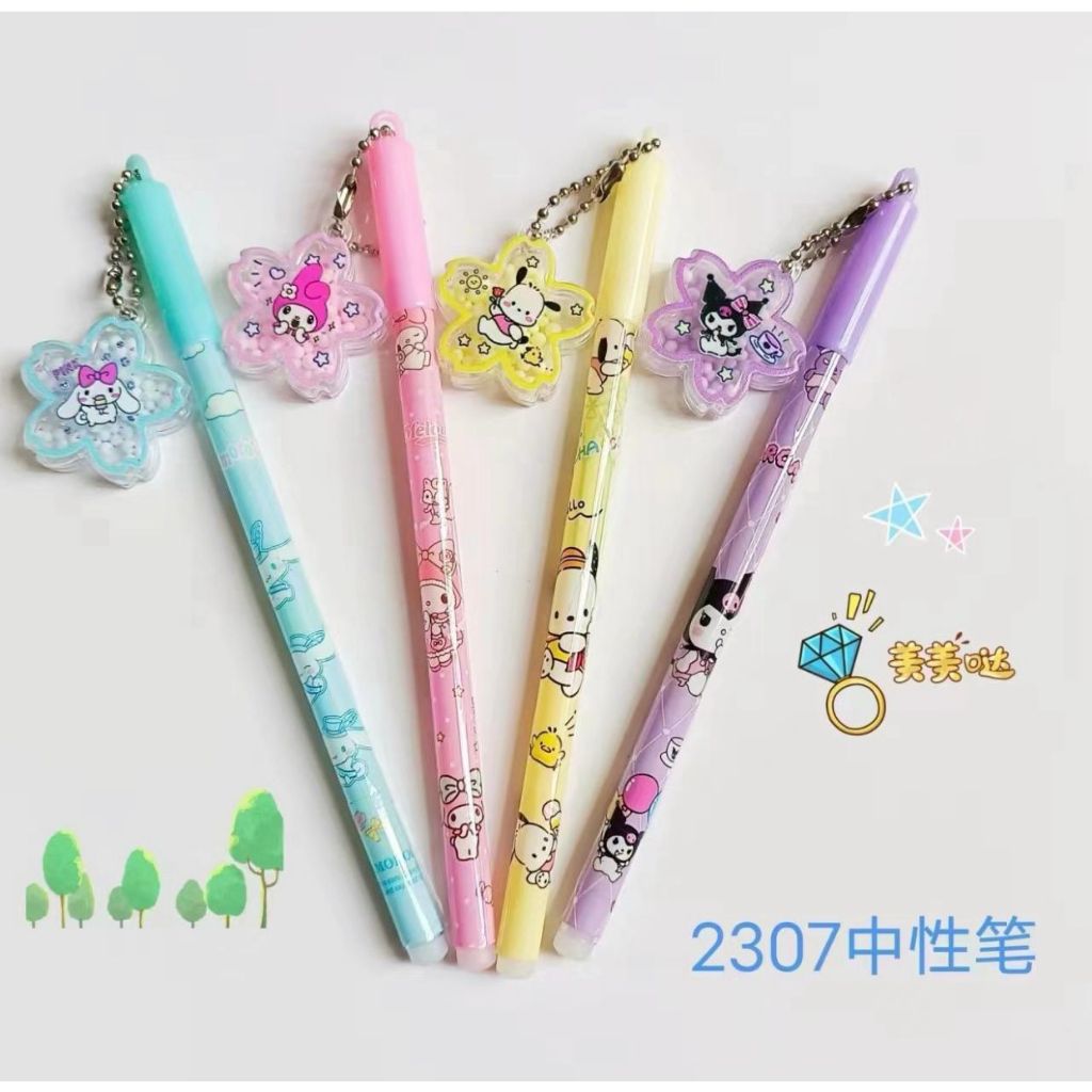 

Pulpen Karakter Kuromi Sanrio Family Isi 12pcs