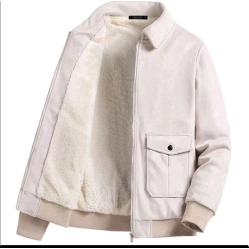 BOMBER BULU PRIA DEWASA/JAKET BOMBER DALEMAN BULU