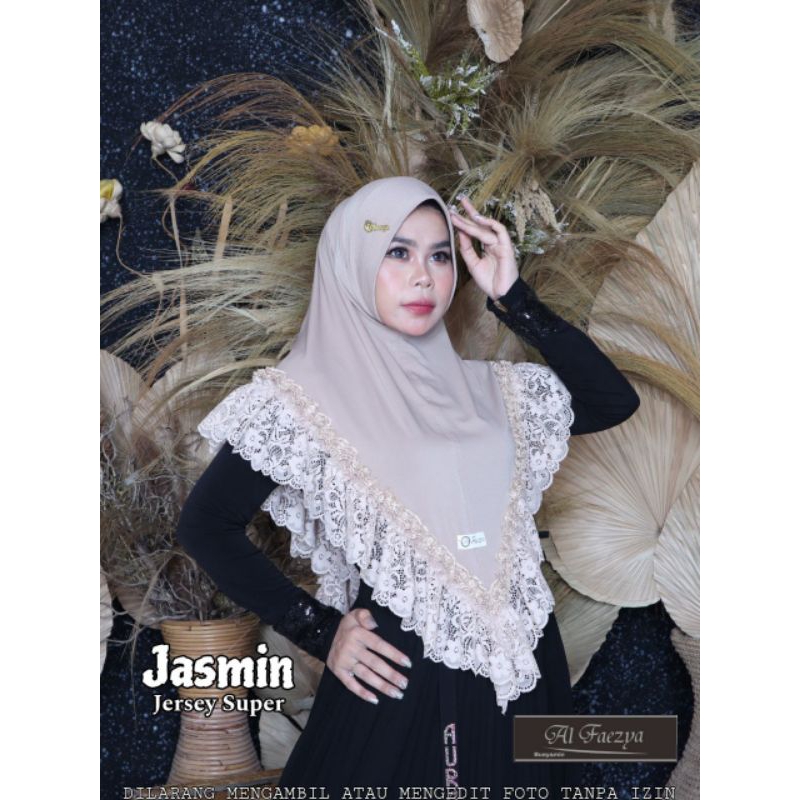 [STOK SEDIKIT HARGA GROSIR] KHIMAR INSTAN AL FAEZYA POLA V RENDA SENADA FREE BROS