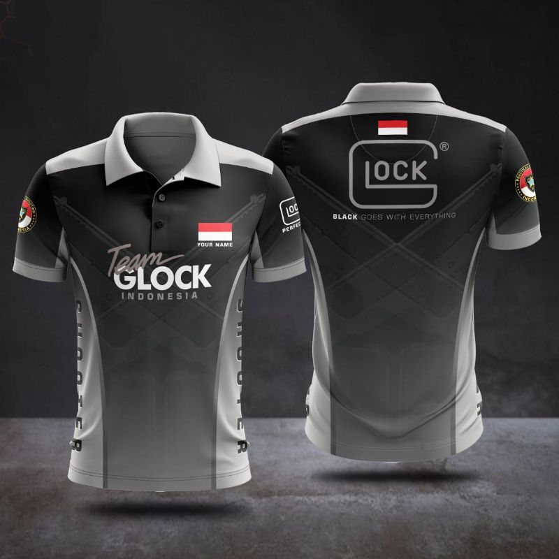 KAOS JERSEY SHOOTING TEAM GLOCK INDONESIA