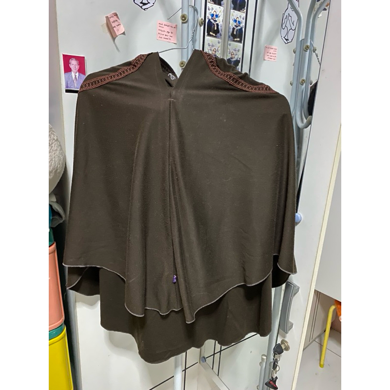 HIJAB INSTANT COKLAT RABBANI