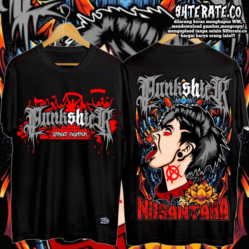 New Mart COD Kaos Punkshter PSHT 3s cotton combed distro original Premium
