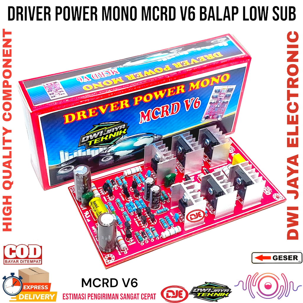Kit Driver Boostrap MCRD V6 Balap Low Sub