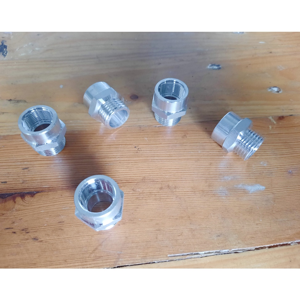 Aw Adaptor Tabung Spray Gun M14 x M16 Nepel M14x1 ke M16x15 Best
