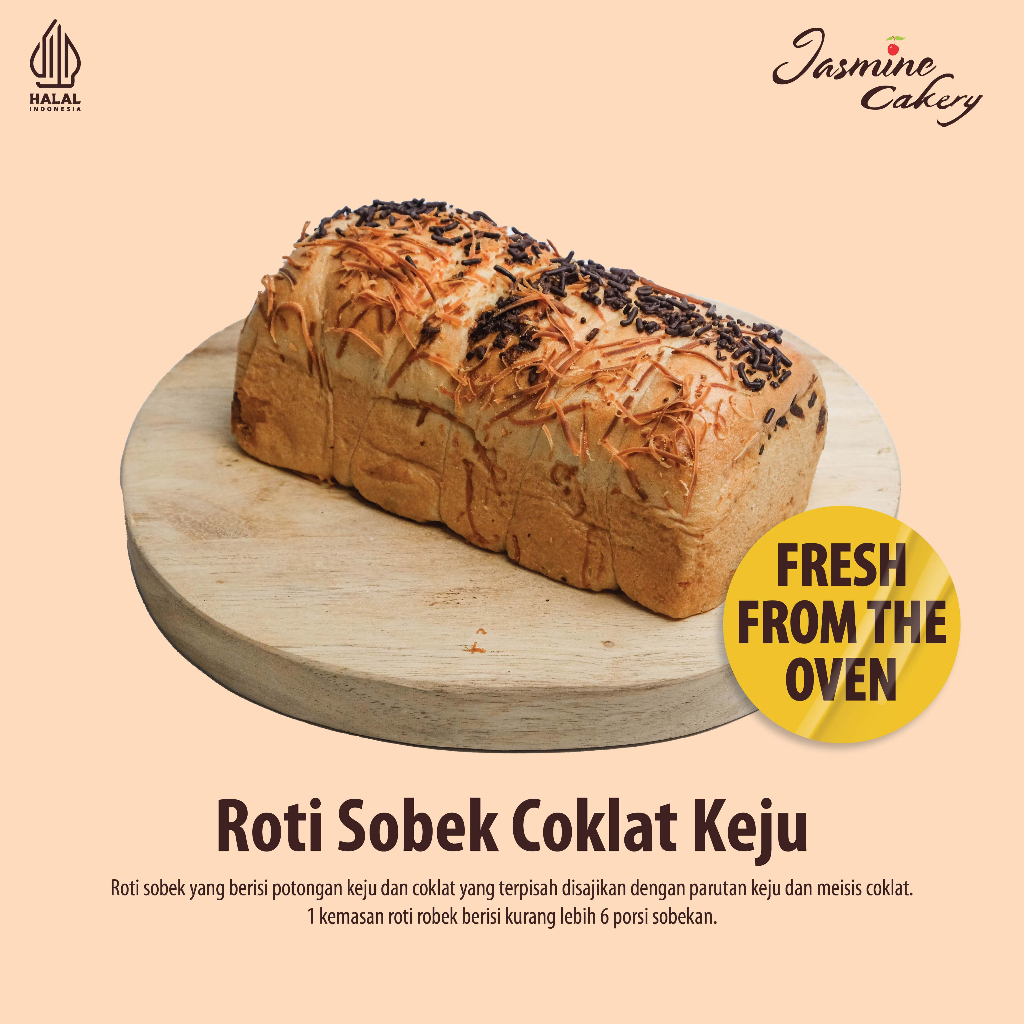 

Roti Sobek Coklat keju / Roti Premium