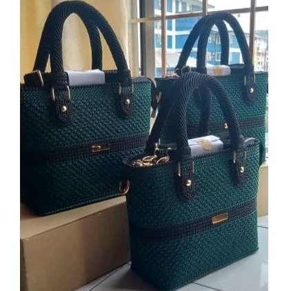 rajut khaza Catherine bag , tas jinjing