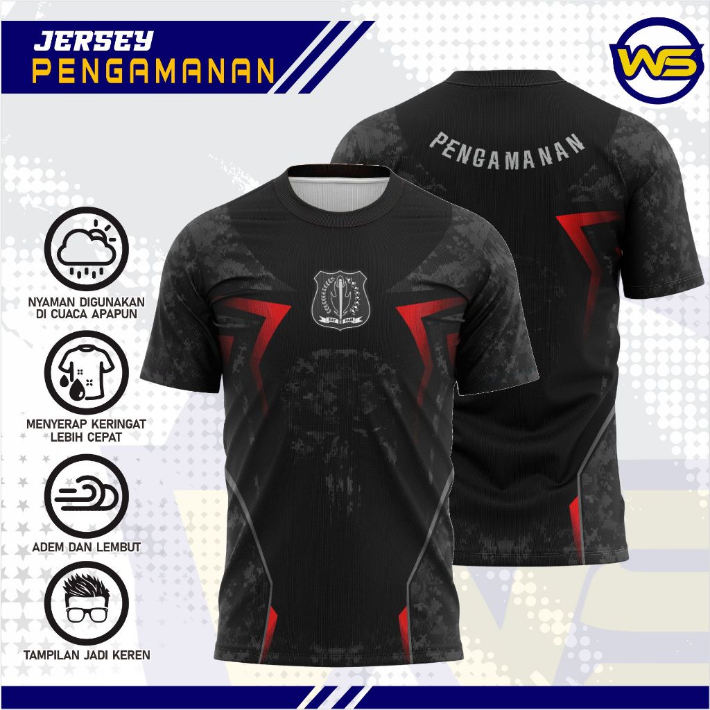 JERSEY SATPAM TERBARU / JERSEY SATPAM DARK TERBARU / KAOS SATPAM DRYFIT / JERSEY SATUAN PENGAMANAN