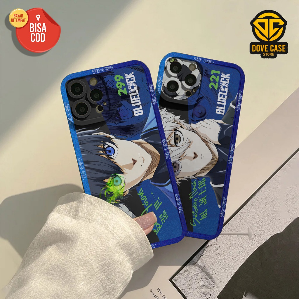 Casing Pro Camera XIAOMI POCO M3 M4 PRO C40 X3 GT X5 BLUE LOCK LANDS Dove Case Liquid Silikon Cassin