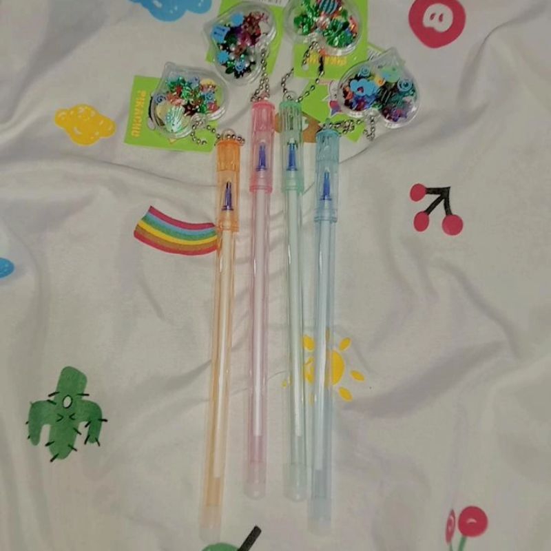 

[1 PCS] PULPEN GANTUNGAN LOVE GLITTER