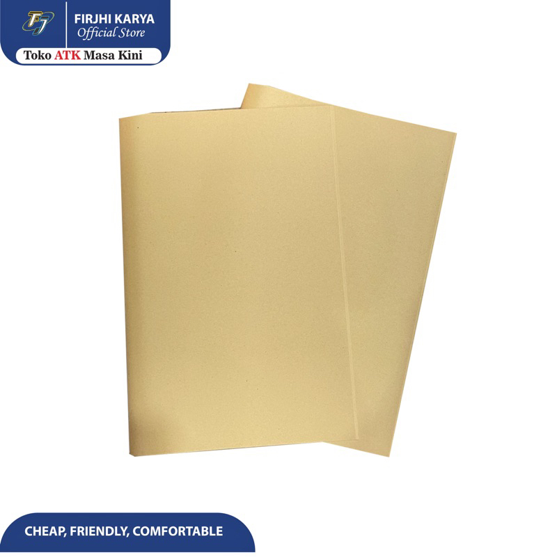 

Sampul Buku Tulis Coklat Polos Qwarto dan Boxy