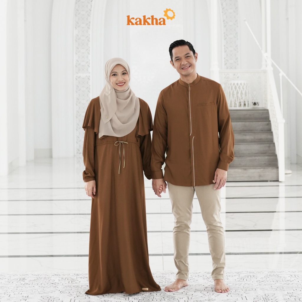 Kakha x Alyssa Soebandono - Sarimbit Keluarga Kapuas (A) / Baju couple keluarga / Sarimbit Keluarga / Baju muslim couple-2