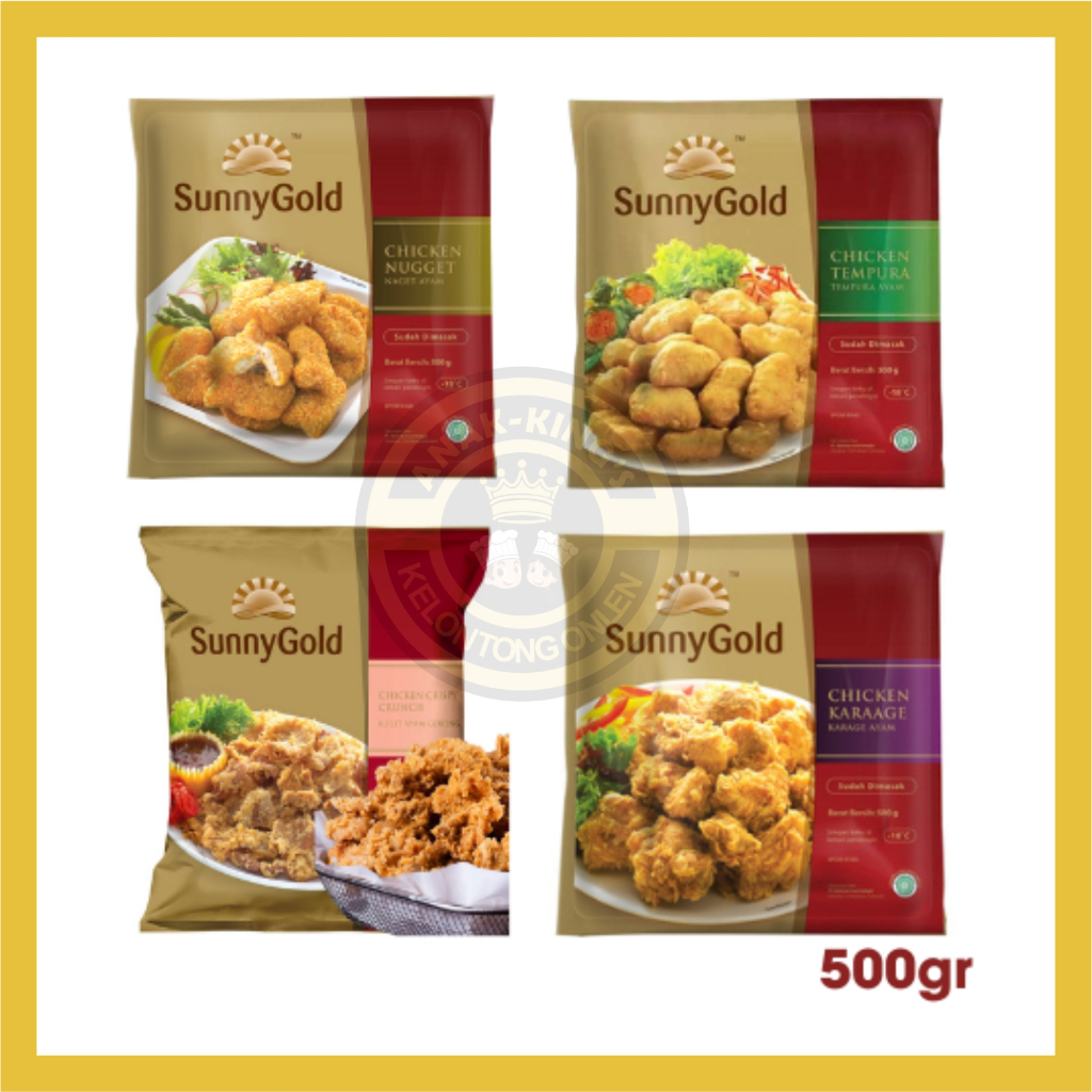 

Chicken Nugget Ayam SunnyGold Crunchy 440 gram 500 gram