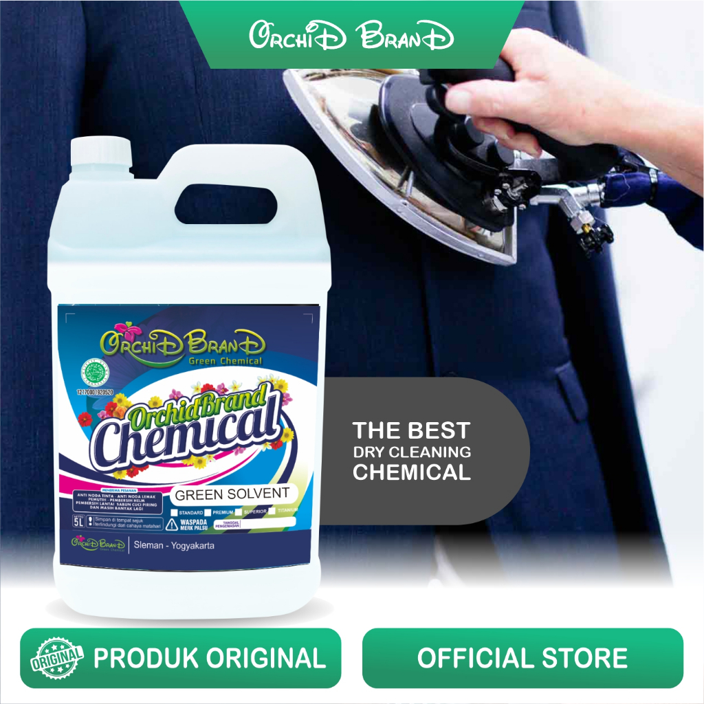 Cairan Chemical Dry Cleaning 5 Liter - Green Solvent
