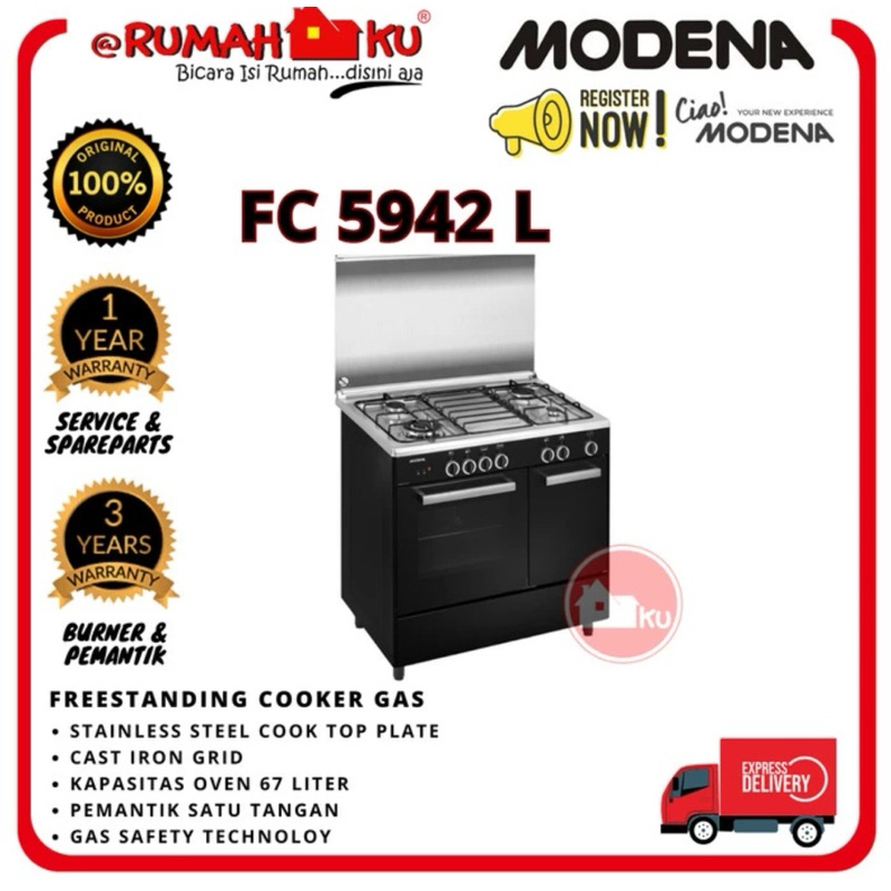 FREESTANDING COOKER MODENA FC 5942 L