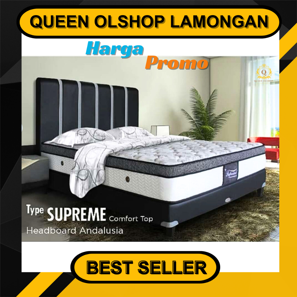 [PROMO] Kasur Springbed American Supreme Comfortop 160 180x200