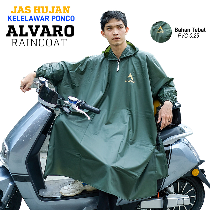 Jas Hujan Ponco Kelelawar Alvaro Motor