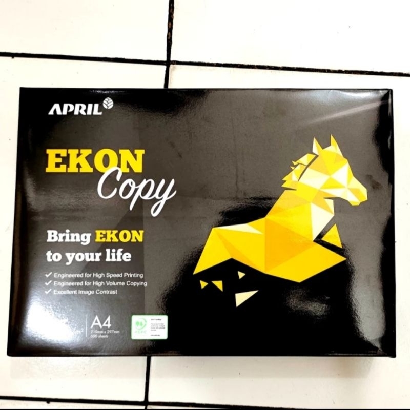 

Kertas Print HVS Ekon Copy A4 75g 75 g gr gsm gram