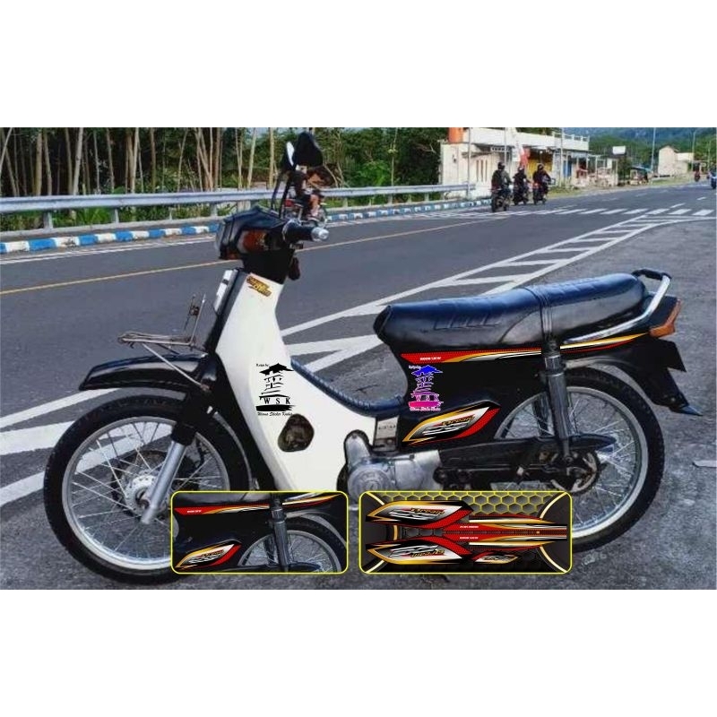 Striping Prima / Striping Astrea / Striping Honda Astrea Prima / Stiker Jadul / Striping Murah