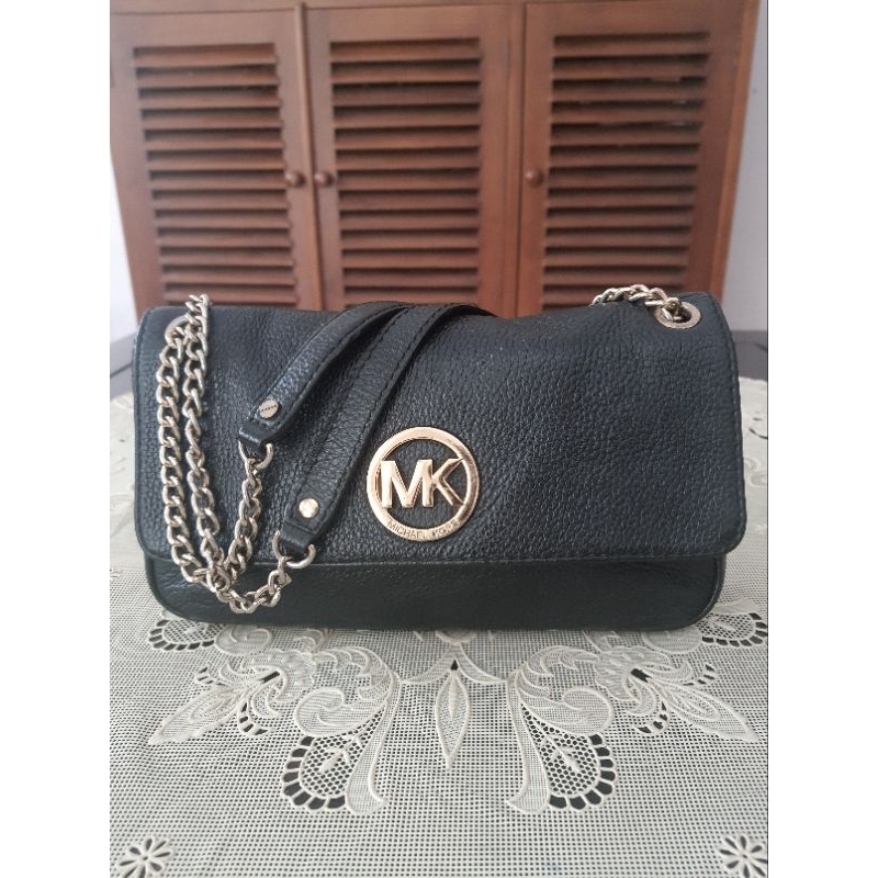 Tas Mk fulton flap shoulder/sling hitam