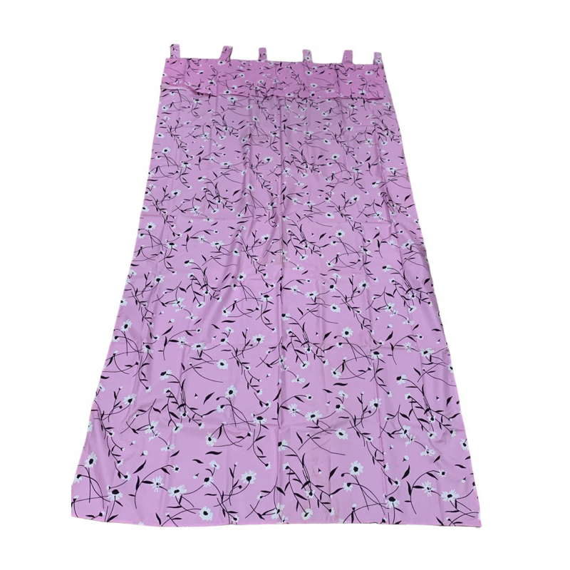 [ PINTU DAN JENDELA ] GORDEN TALI + PONI MOTIF BUNGA SAKURA PINK MUDA