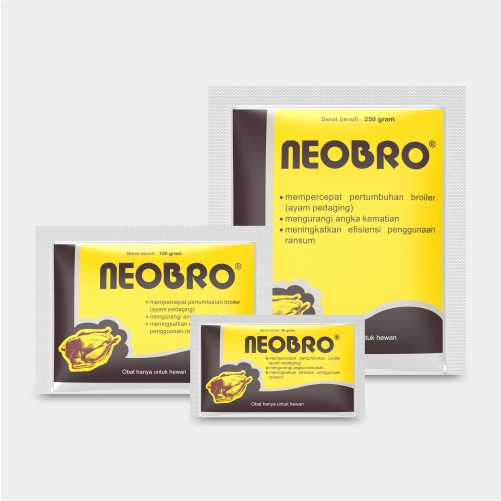NEOBRO 250gr Vitamin Penggemuk Ayam Broiler / Mempercepat Pertumbuhan Ayam Broiler Pedaging - MEDION