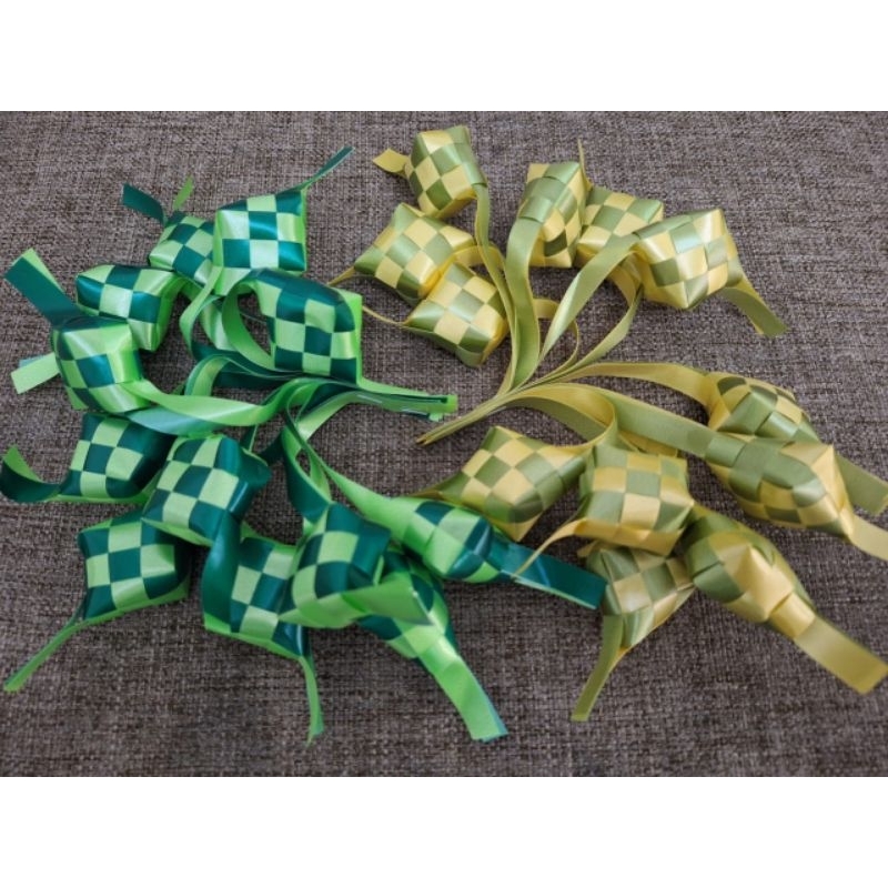 ketupat hias hiasan toples kue lebaran ketupat mini ketupat lebaran hiasan kue ketupat lebaran