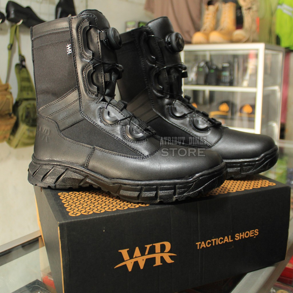 WR Original Sepatu PDL Tali Putar Tactical Original WR
