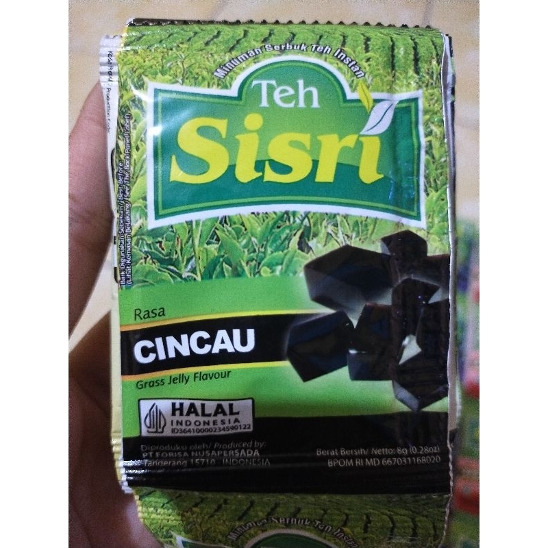 

Teh Sisri Cincau Renceng isi 10 sachet