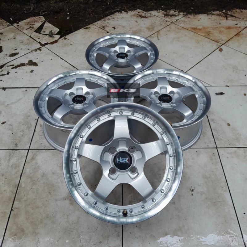 Velg Bekas Racing Hsr Bob Ring 15 Untuk Brio Calya Ayla Sigra Yaris