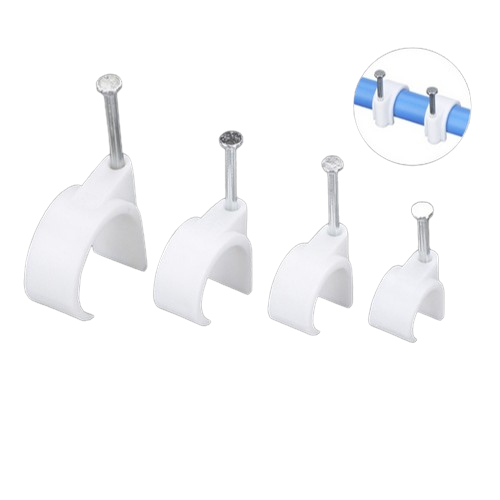 Klip Clip Klem Kleman Jepitan Perapi Kabel Instalasi Listrik Rumah Tempel Dinding 30PCS