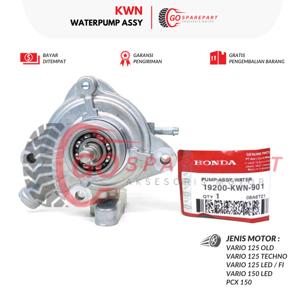 (HONDA) WATERPUMP ASSY VARIO 125 OLD KWN / VARIO 125 TECHNO / VARIO 125 LED / FI / VARIO 150 LED / P
