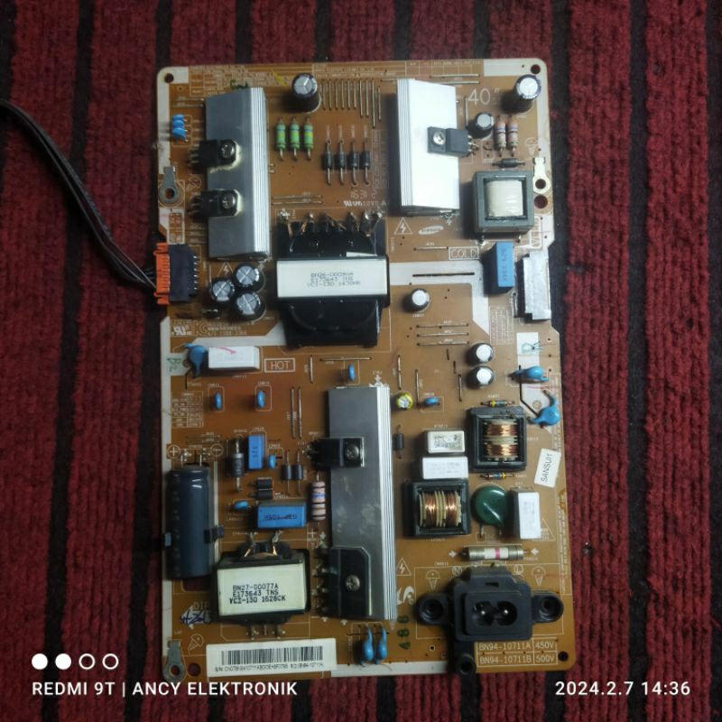 PSU POWER SUPPLY TV SAMSUNG UA43KU6000KP - UA 43KU6000KP - UA 43KU6000