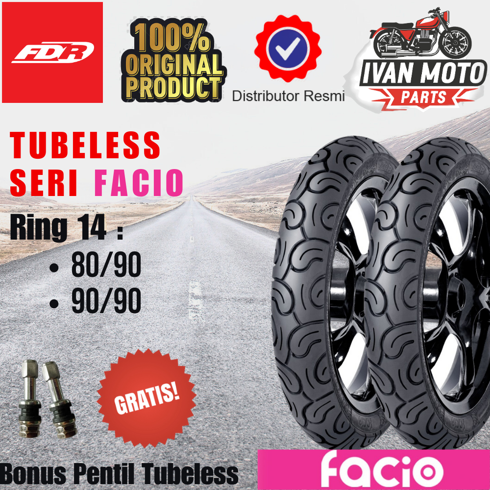 Ban FDR Ring 14 FDR FACIO TL Ring 14 Ban Motor Tubeless