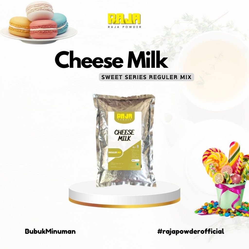 

Bubuk Cheese Milk Bubuk Minuman Susu Keju Powder 1 kg / 1000 gram