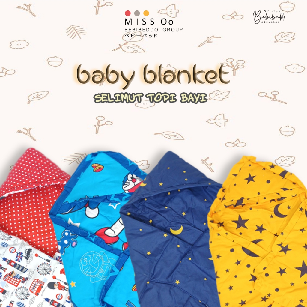 SELIMUT TOPI BAYI BARU LAHIR / SELIMUT TOPI BAYI / HOODIE BLANKET BABY ( SELIMUT TOPI )