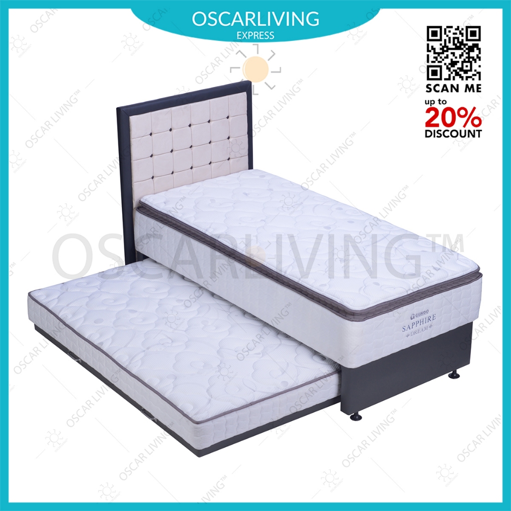 Kasur Springbed / Kasur Guhdo 2in1 Sapphire Dream Hb Victoria Fullset - Kirim Jabodetabek
