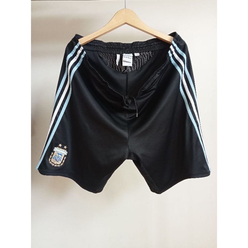 Celana Jersey Argentina Home 2008 (L) Original Baju Bola Asli Rare Langka Vintage Shorts Timnas Cela