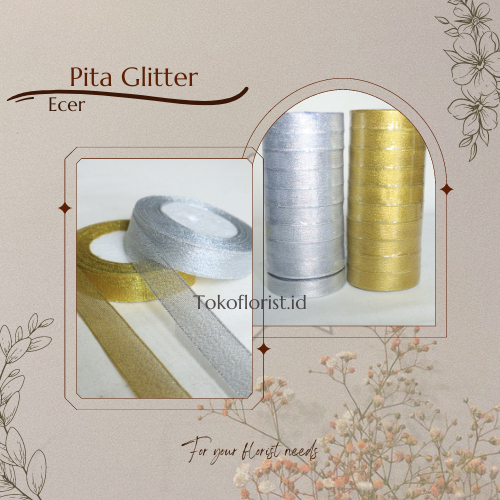 

ECER Pita Glitter 2cm - Pita Metallic 2cm per roll