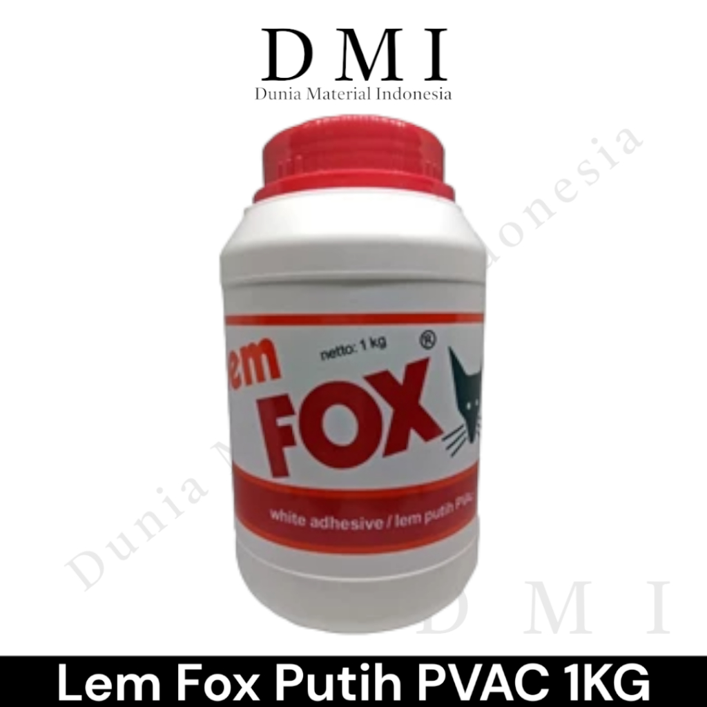 Lem Fox Botol 1000g | Lem Putih PVAC | Lem Kayu 1 KG | Lem Kertas