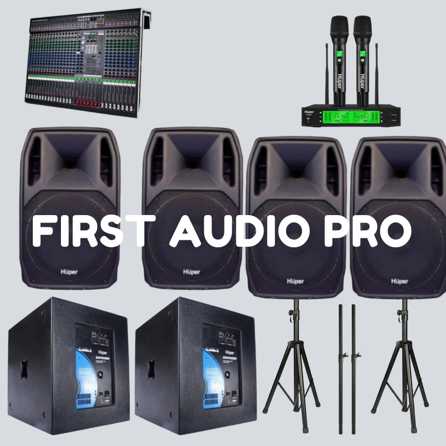 Paket 15 soundsystem outdoor Huper AK15A + Sub SRP118SE + Huper QX 24 ORIGINAL